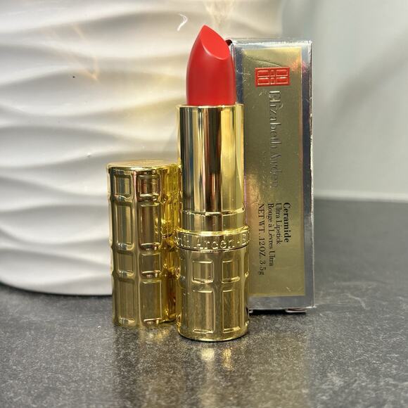 NEW Elizabeth Arden Ceramide Ultra Lipstick, Cherry Bomb # 28 - Picture 1 of 9